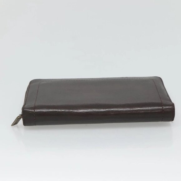 LOUIS VUITTON Utah Zippy Organizer Long Wallet Brown M97025 LV Auth - Picture 1 of 16